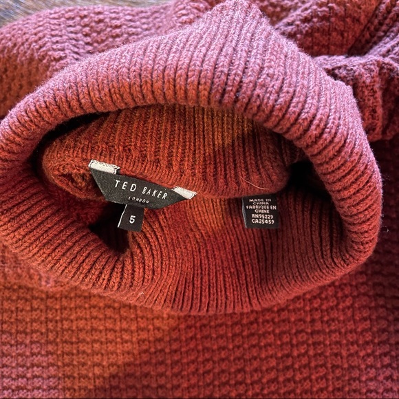 Ted baker London chunky roll neck jumper sweater - Picture 2 of 8
